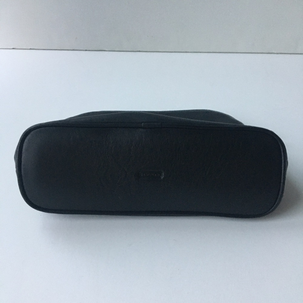 COACH Black Leather Cosmetic Pouch - Picture 9 of 13